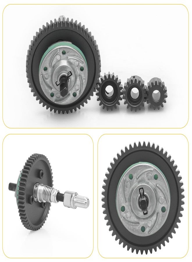 daitoku Differential Gear Complete Slipper Clutch with 32P 15T/17T/19T Pinions Gear Set for Traxxas Slash Stampede Rustle 4X4, Replacement of 6878 - Image 5